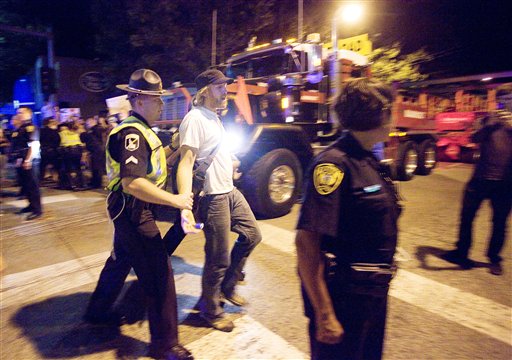 Imperial Oil ExxonMobil Megaload Protest