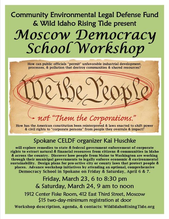 Moscow Democracy School Workshop Flyer