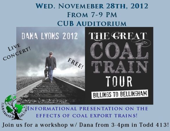 Dana Lyons 2012 Coal Train Tour Pullman Poster