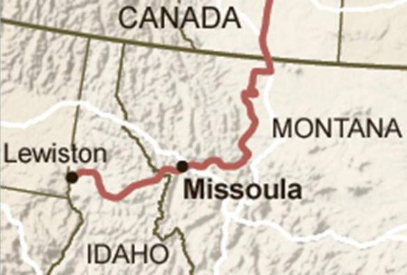 Rural Megaload Route Map - Large