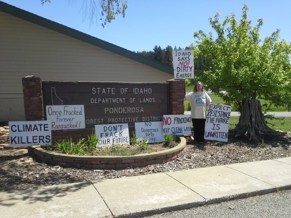 Stop the Frack Attack, Idaho! in Deary (Helen Yost photo)