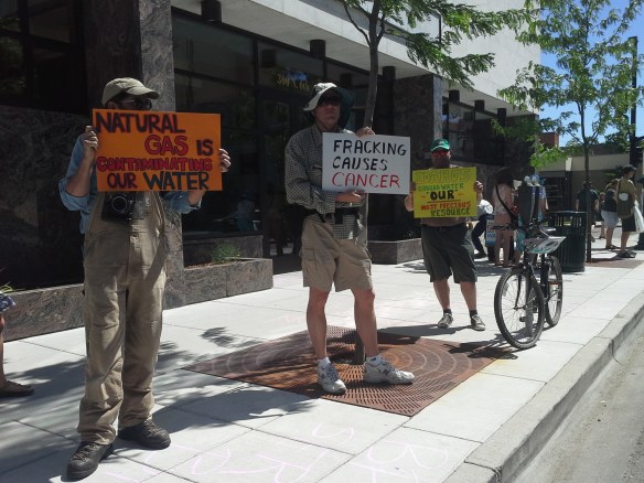 Stop the Frack Attack, Idaho! in Boise (Helen Yost photo)
