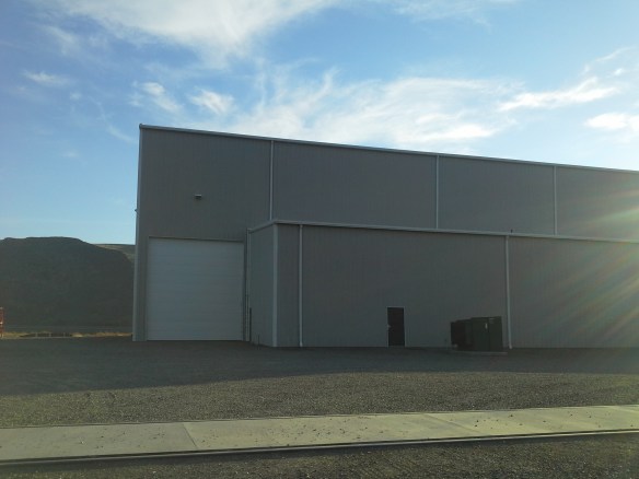 Port of Wilma warehouse leased for Omega Morgan megaload storage, disassembling, and staging 10-20-13 (Wild Idaho Rising Tide photo)