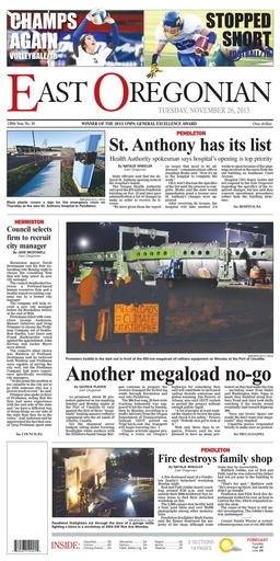 Another Megaload No-Go - East Oregonian