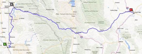 Mammoet Megaloads 2014 Route