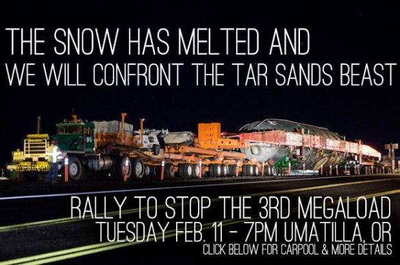 Rally to Stop the Third Megaload 2-11-14