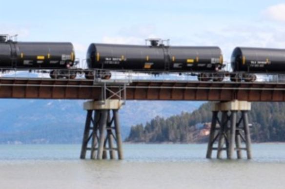 Lake Pend Oreille Oil Train