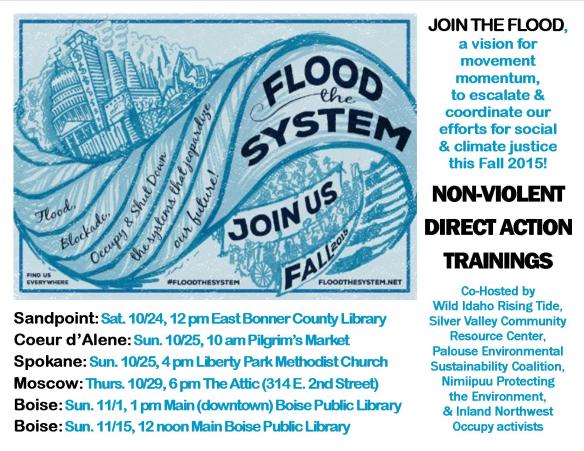 Idaho Flood the System Trainings 2 Flyer