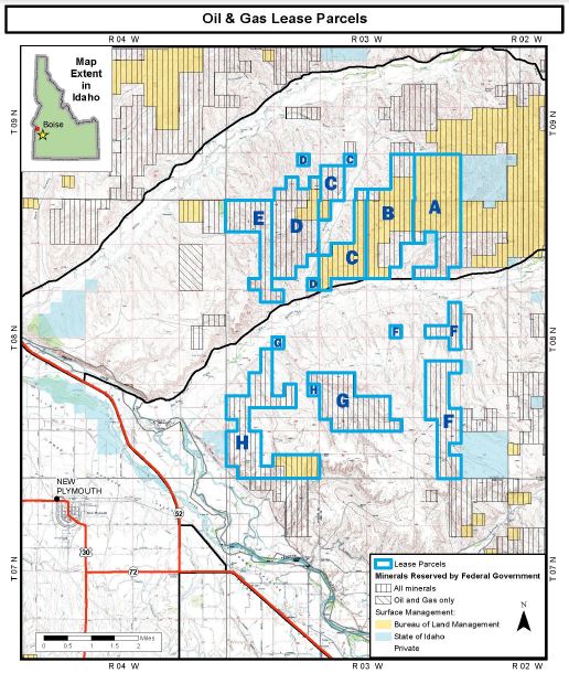 BLM Sheep Ridge Oil & Gas Lease Parcels 7-27-16