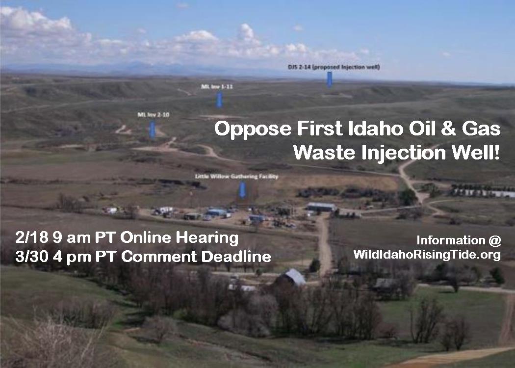 Oppose First Idaho Oil &amp; Gas Waste Injection Well Flyer