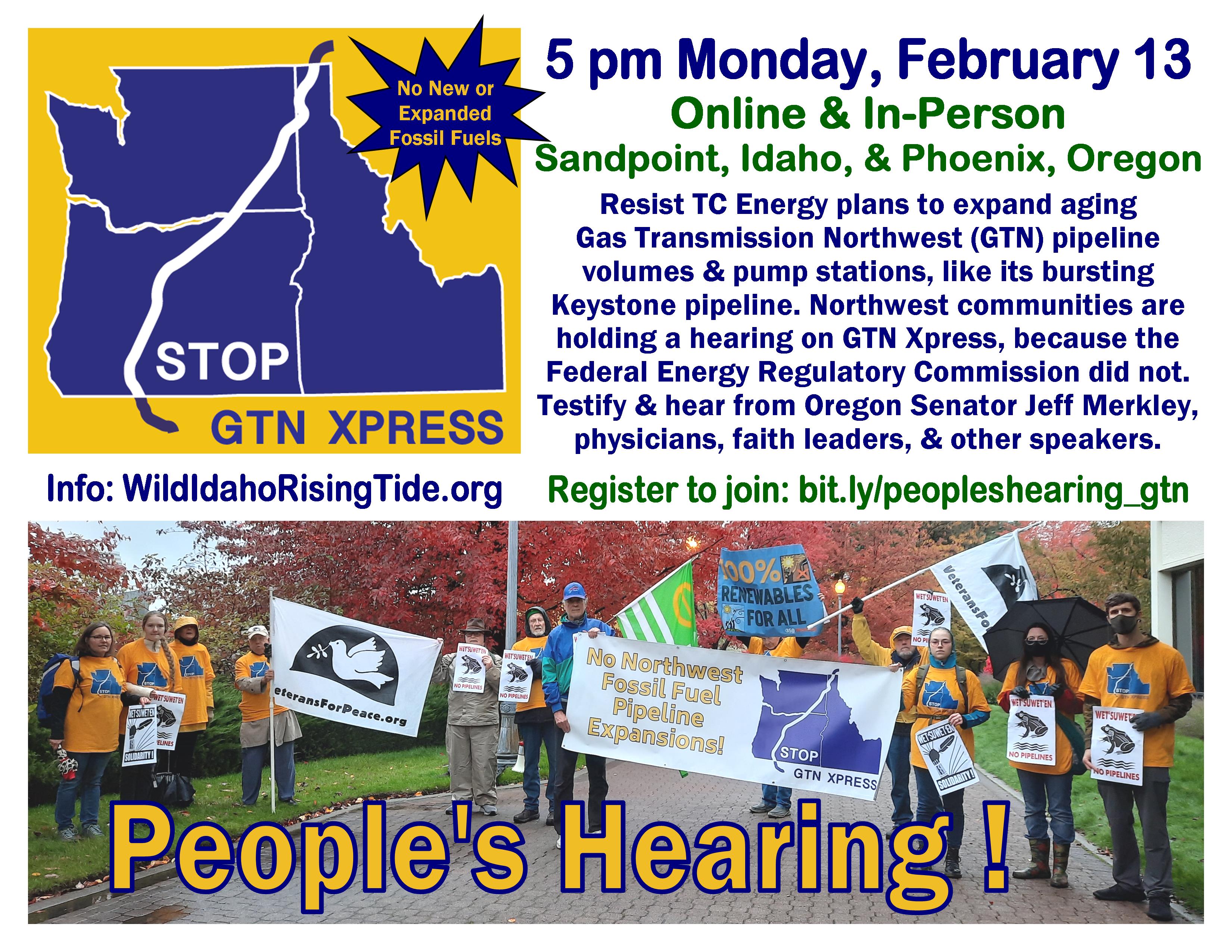 GTN Xpress People's Hearing Flyer