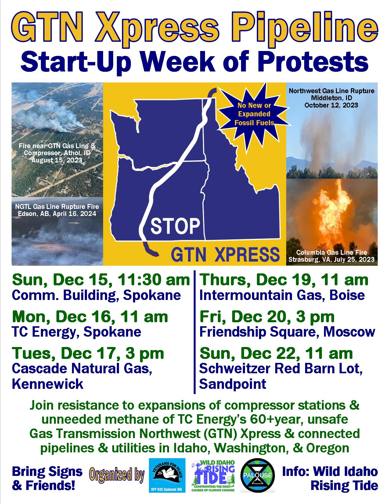 GTX Xpress Start-Up Week of Protests Flyer